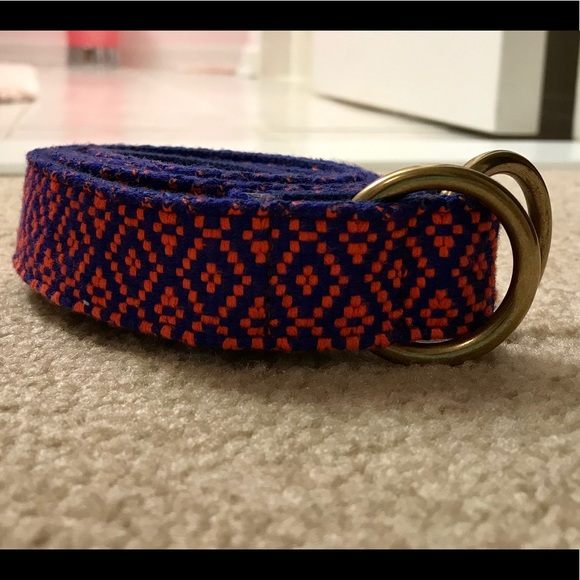 JCrew blue and orange belt - Picture 1 of 1